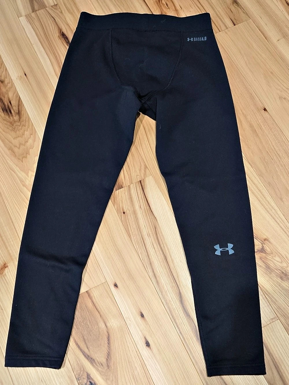 Boys Under Armour ColdGear Base 4.0 Leggings Black Athletic Leggings XL